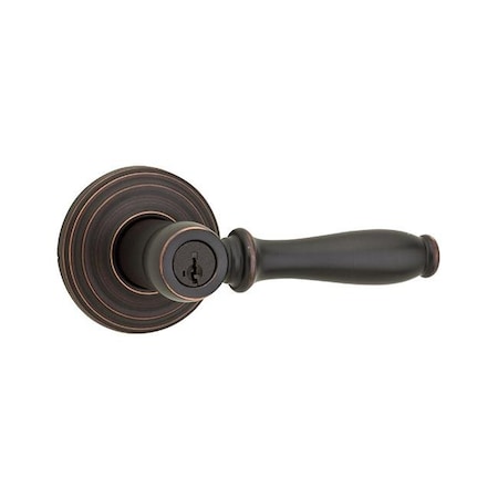 Kwikset Ashfield Lever; Non Handed; Keyed Entry SmartKey - Venetian Bronze 740ADL 11P SMT